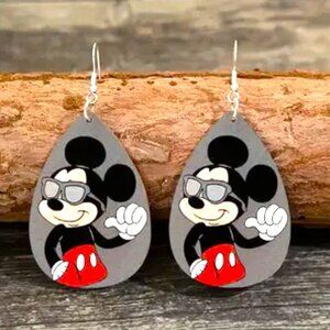 Earrings Mikey Mouse Cool Sunglasses Dangle Disney Shades Trendy Stylish Parks